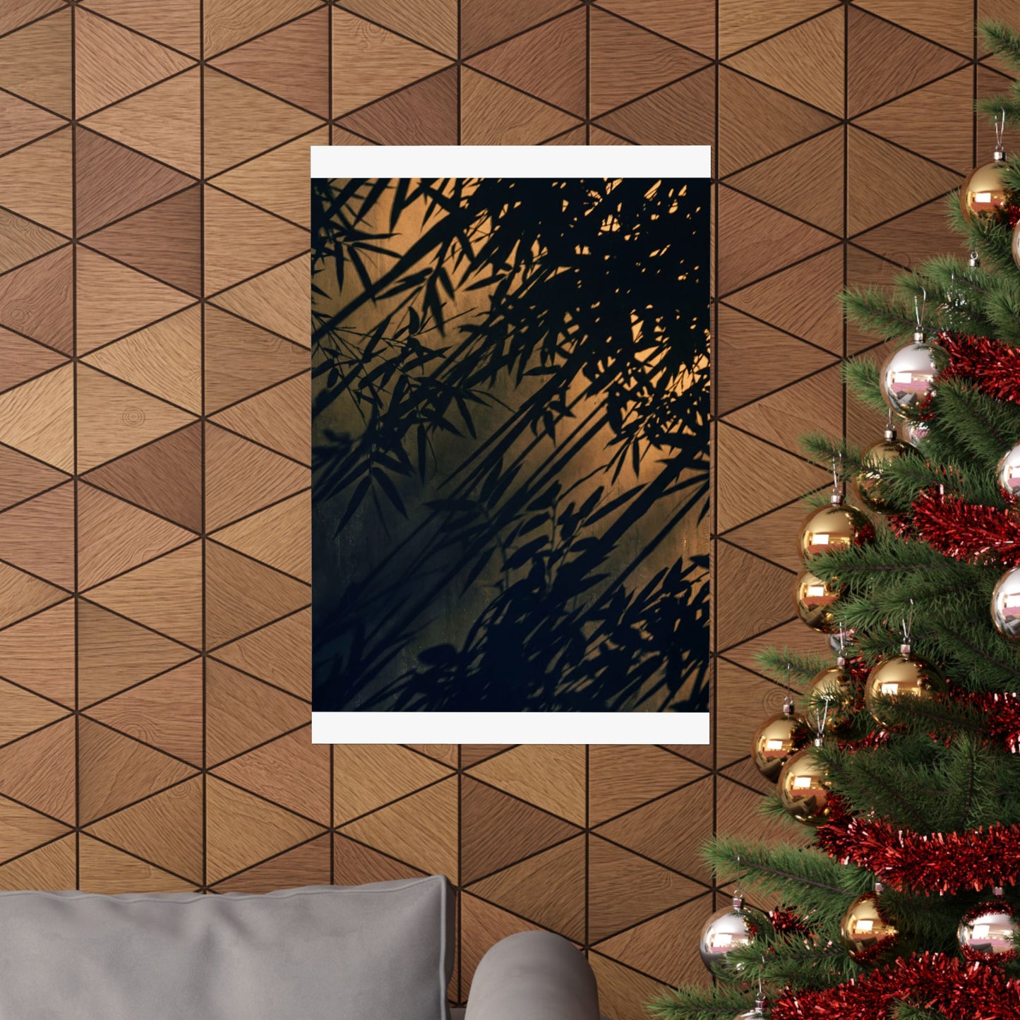 Summer Shadow Play Shadow Zen Wall Art Print | Luxurious Decor