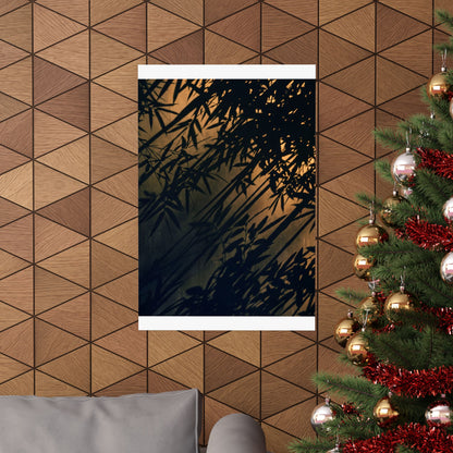 Summer Shadow Play Shadow Zen Wall Art Print | Luxurious Decor