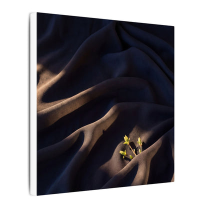 Silk Drape Shadow Zen Canvas Art | Luxurious Dark Japandi Art