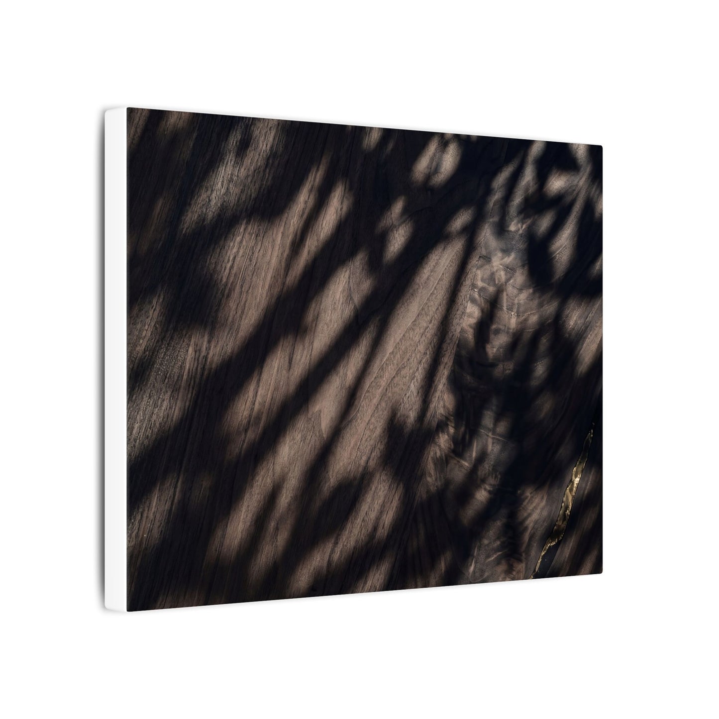 Shadow Play Summer Canvas Art | Dark Japandi Moody Design