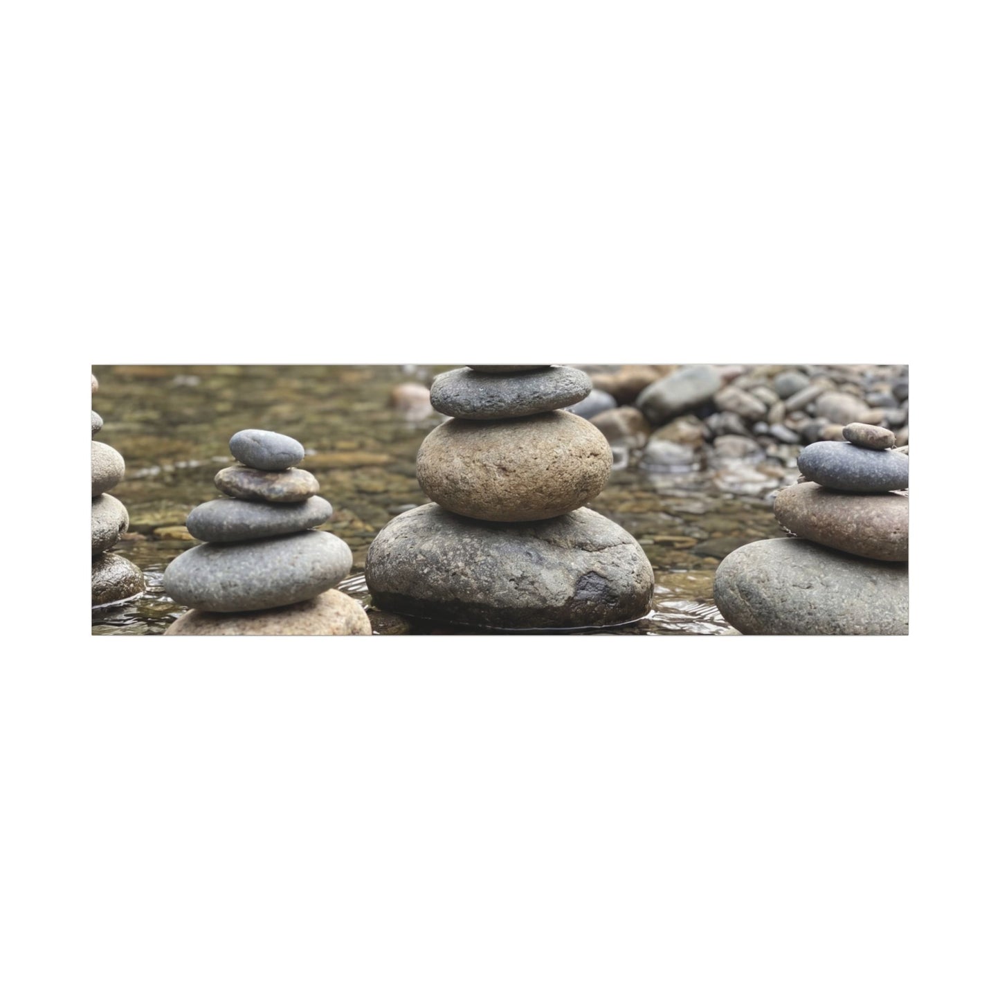 Bamboo Grove Winter Canvas Art | Zen Serene Design