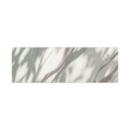 Japandi Shadow Play in Dappled | Japanese Pattern Canvas Art
