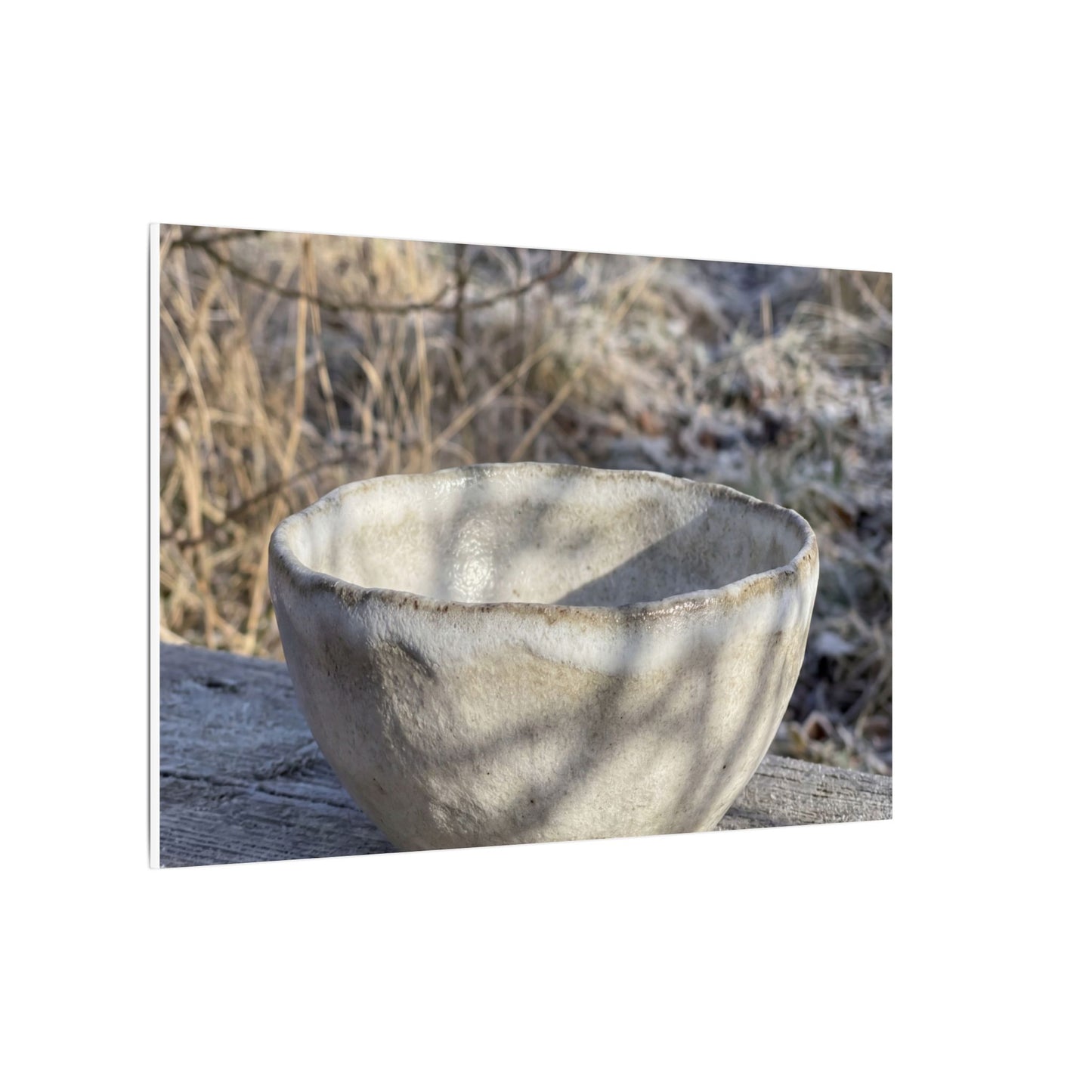Dappled Ceramic Bowl Canvas Art - Japandi Fukinsei