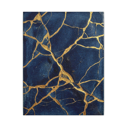 Kintsugi Crackle Canvas Art