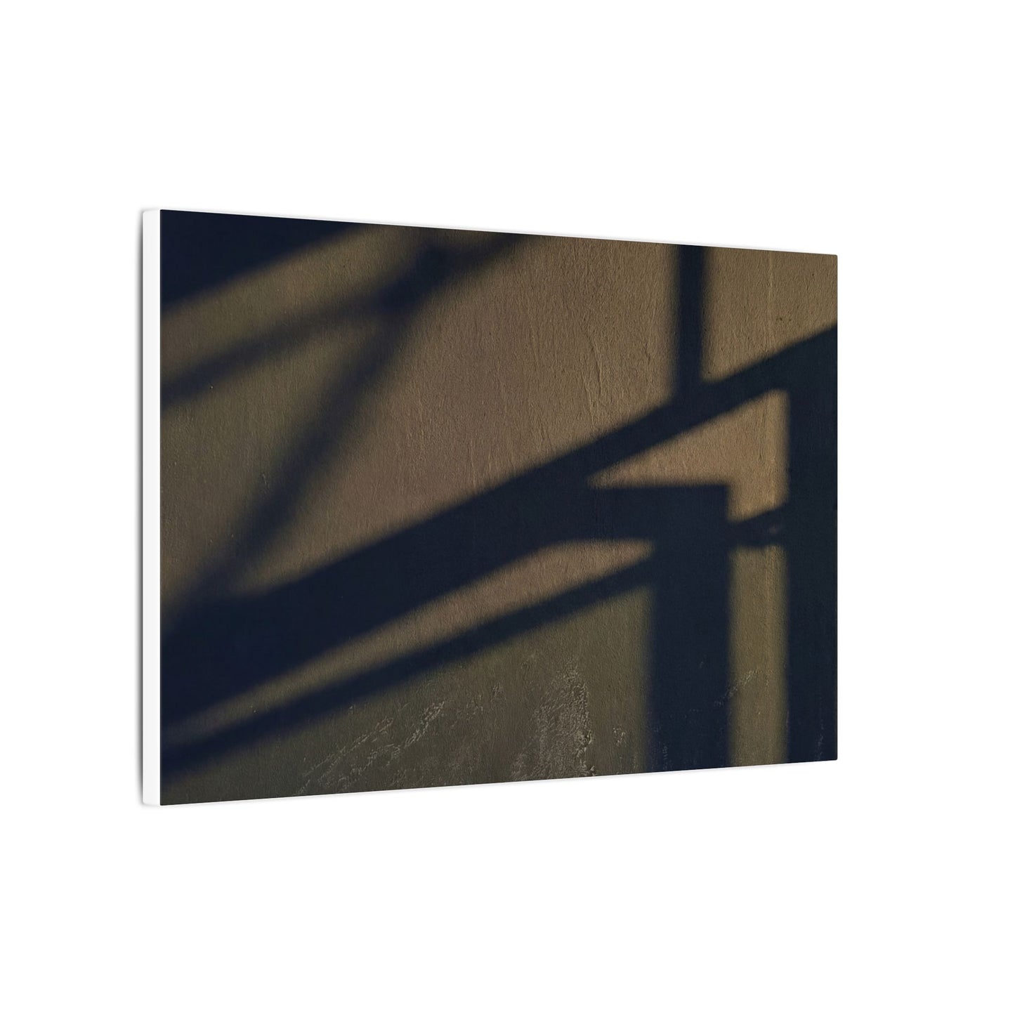 Sophisticated Shadow Play Canvas Art - Moody Minimal Dark Japandi