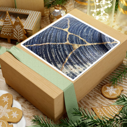 Shibui Water Ripple Sticker - Kintsugi Gold Repair