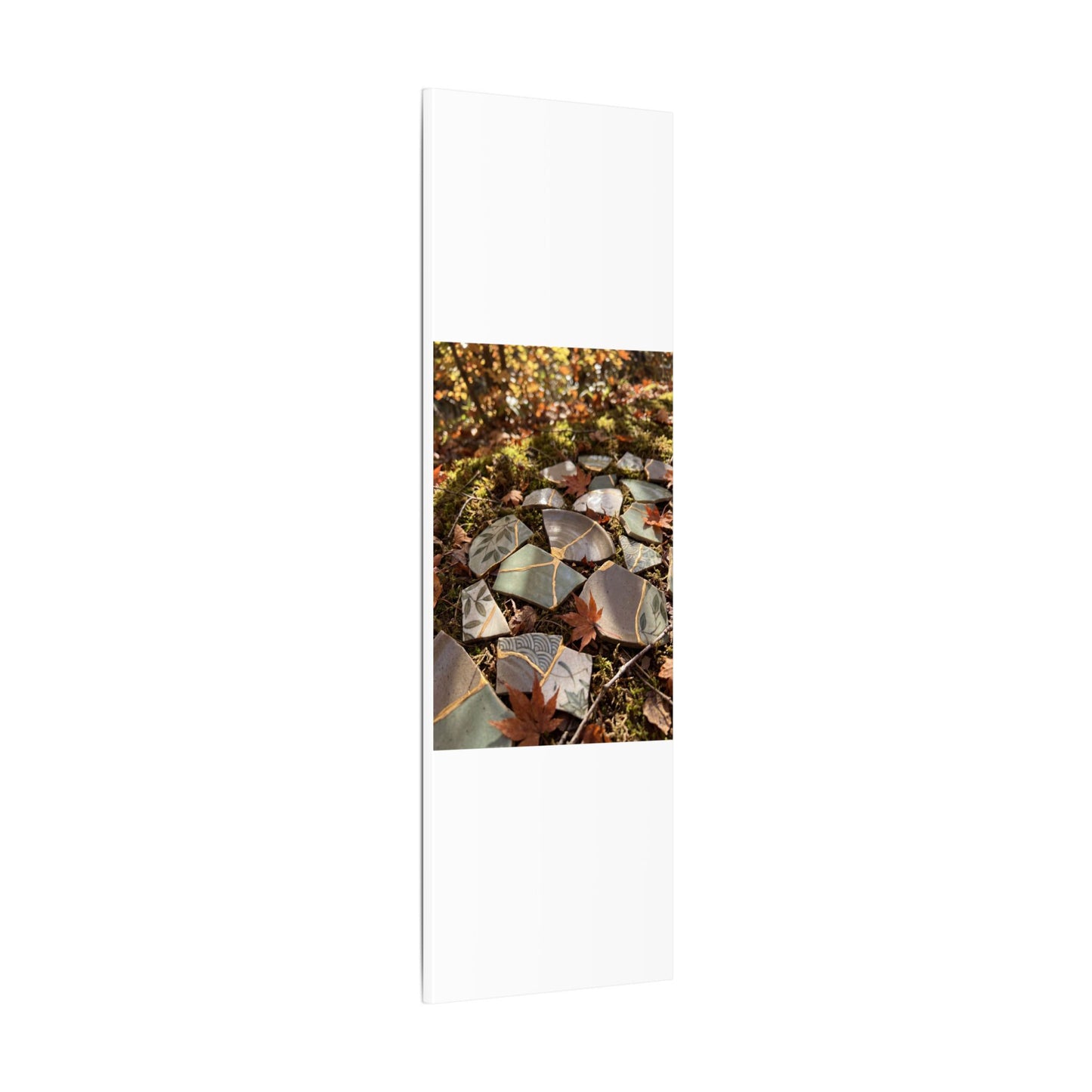 Broken Pottery Japanese Pattern Canvas Art | Elegant Japandi Art