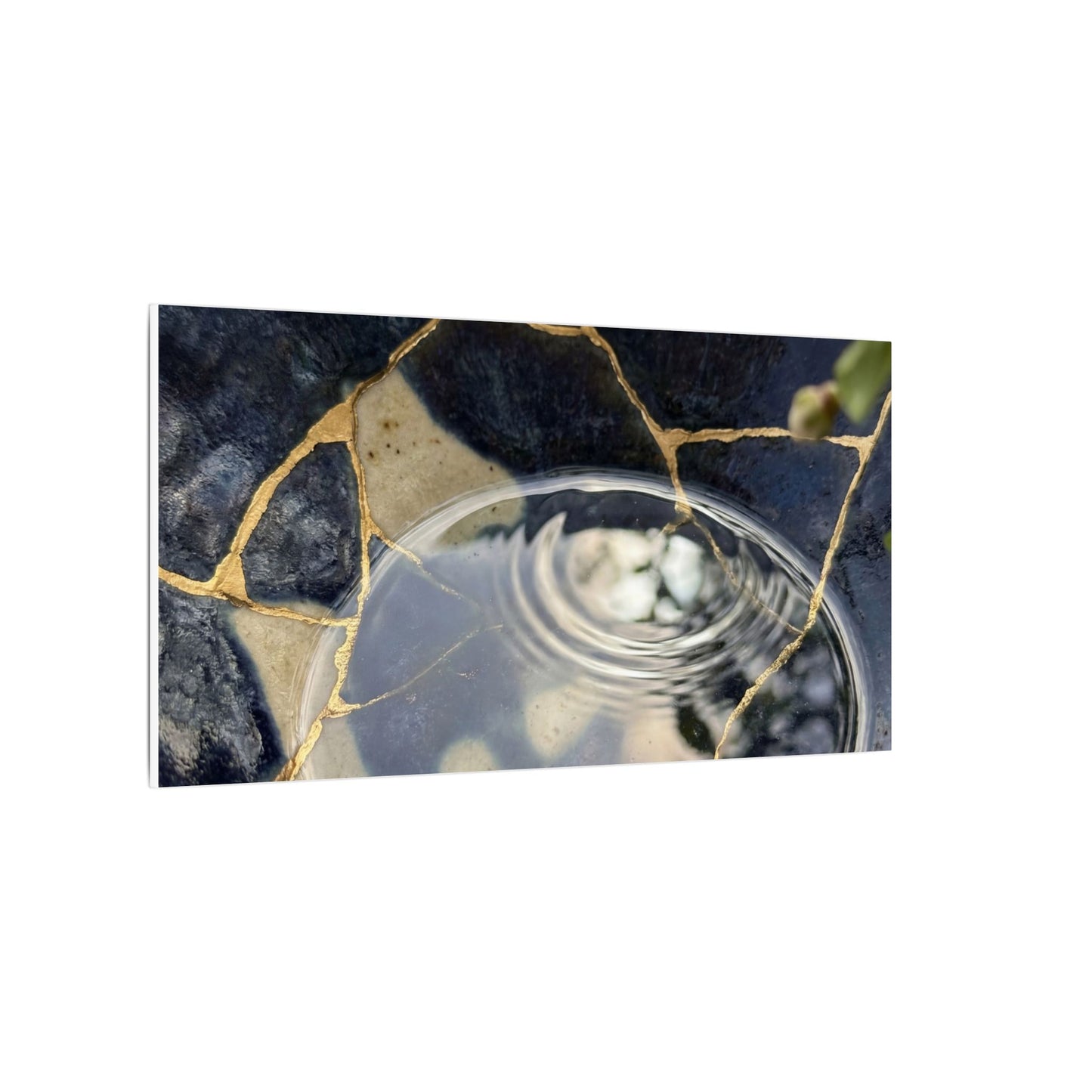 Water Ripple Spring Canvas Art | Kintsugi Beautiful Design