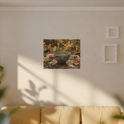 Spring Rock Garden Moody Minimal Canvas Art | Luxurious Decor