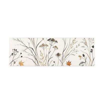 Dawn Dried Flowers Canvas Art - Japandi Kanso
