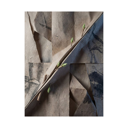 Moonlight Paper Fold Wall Art Print - Japandi Datsuzoku