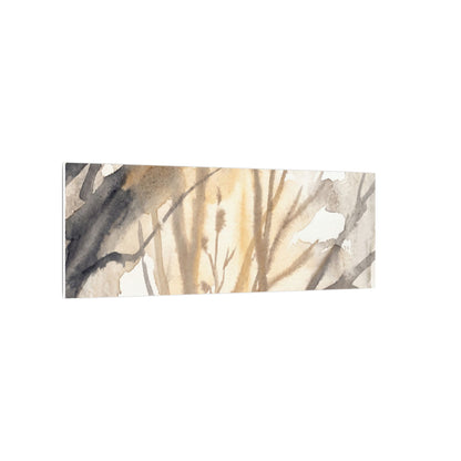 Ma Shadow Play Canvas Art - Japandi Watercolor