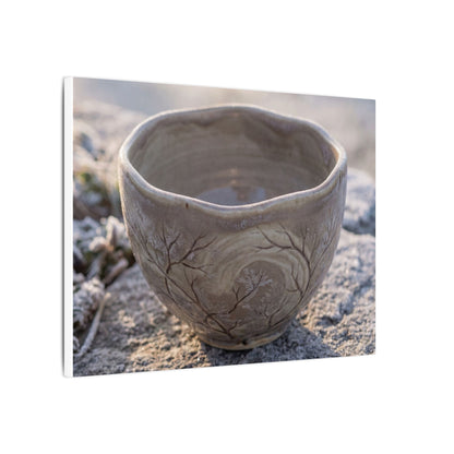 Seijaku Ceramic Bowl Canvas Art - Japandi Japanese Pattern