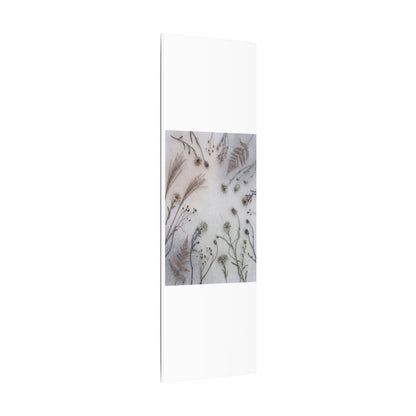 Dried Flowers Japanese Pattern Canvas Art | Elegant Japandi Art