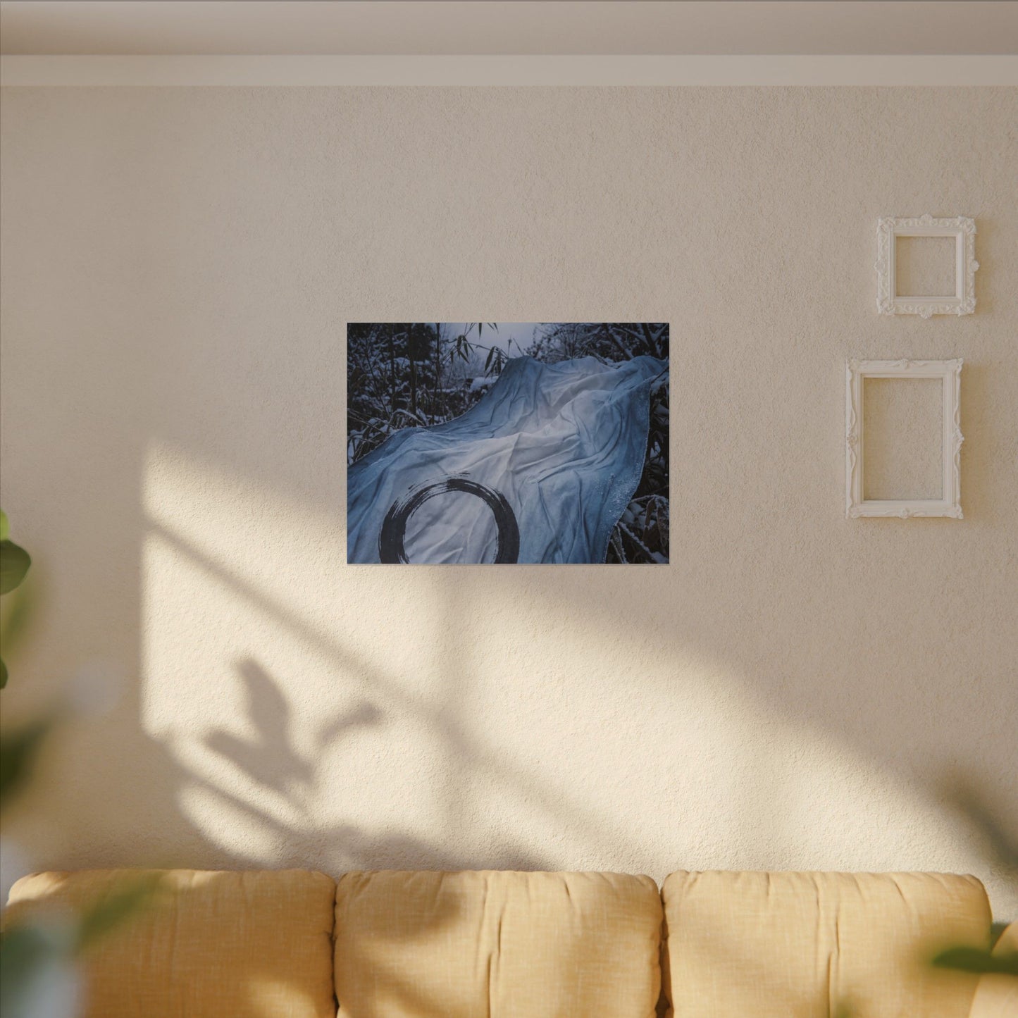 Moonlight Silk Drape Canvas Art - Zen Datsuzoku