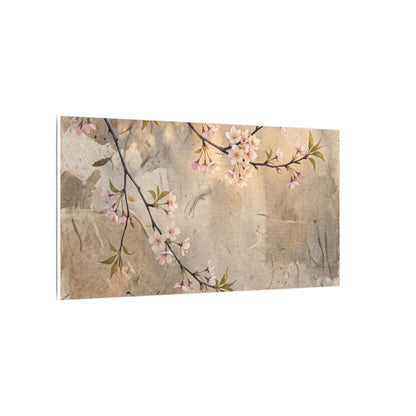 Summer Cherry Blossom Texture Canvas Art | Neutral Decor
