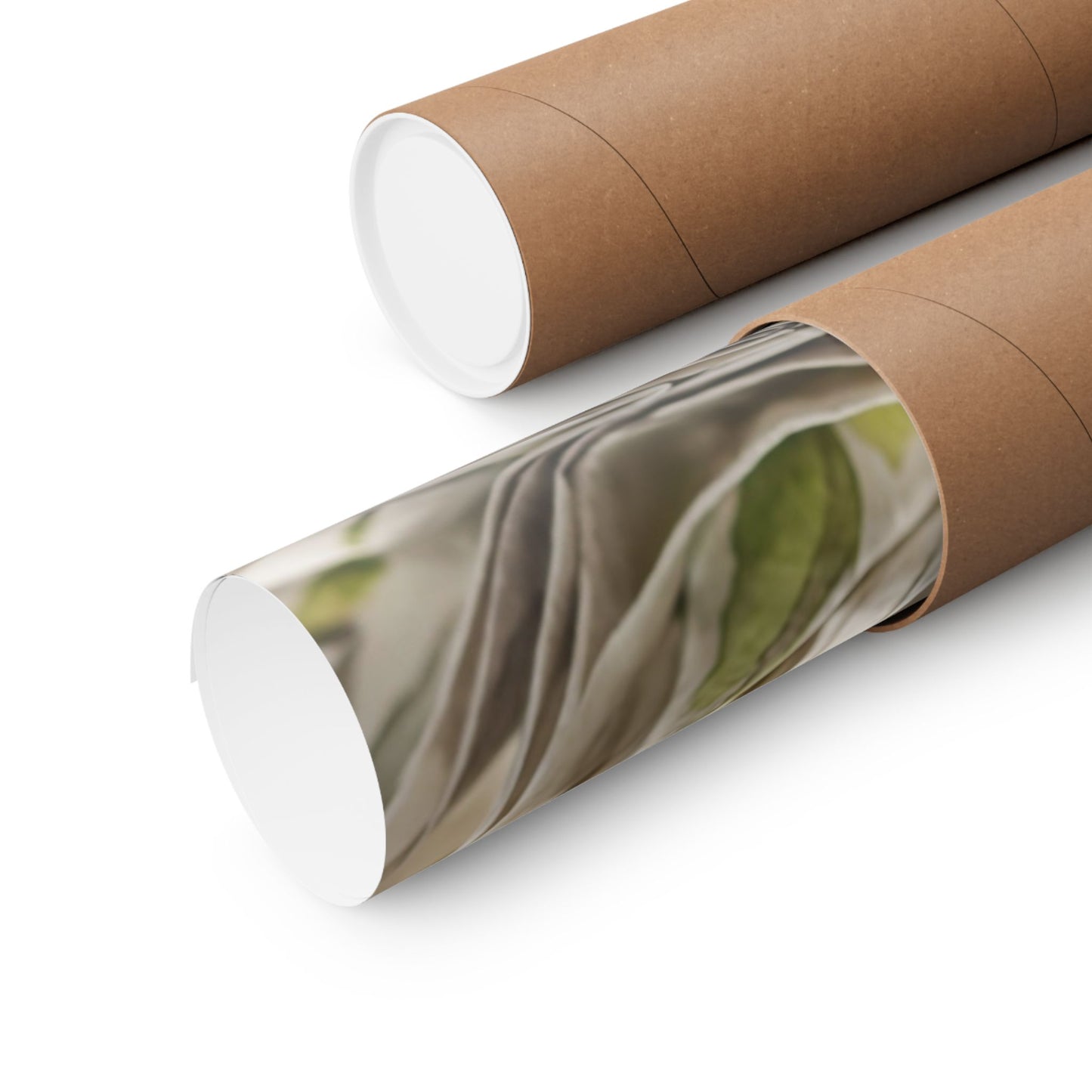 Spring Paper Fold Watercolor Wall Art Print | Neutral Decor