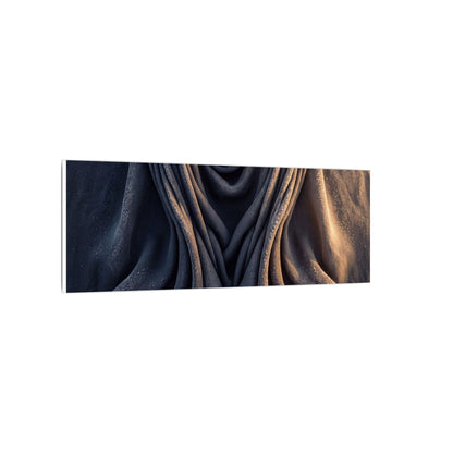 Moody Silk Drape Canvas Art - Shadow Zen Dark Japandi