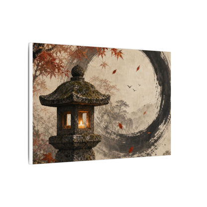 Ma Stone Lantern Canvas Art - Zen Enso