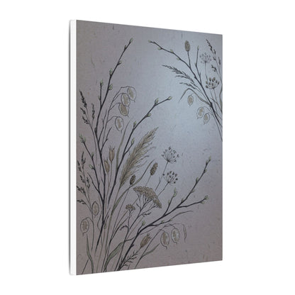 Spring Dried Flowers Japanese Pattern Canvas Art | Cozy Decor