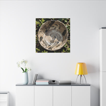 Elegant Ceramic Bowl Canvas Art - Japanese Pattern Japandi
