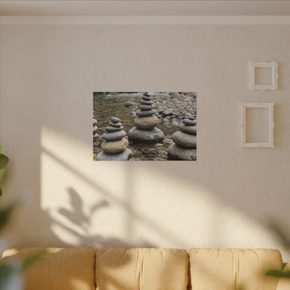 Bamboo Grove Winter Canvas Art | Zen Serene Design