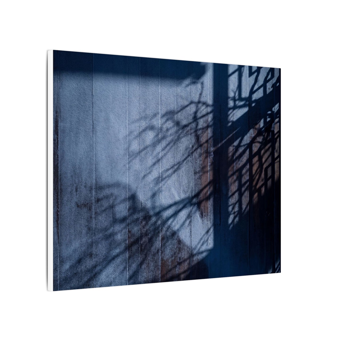 Shadow Play Moody Minimal Canvas Art | Moody Dark Japandi Art