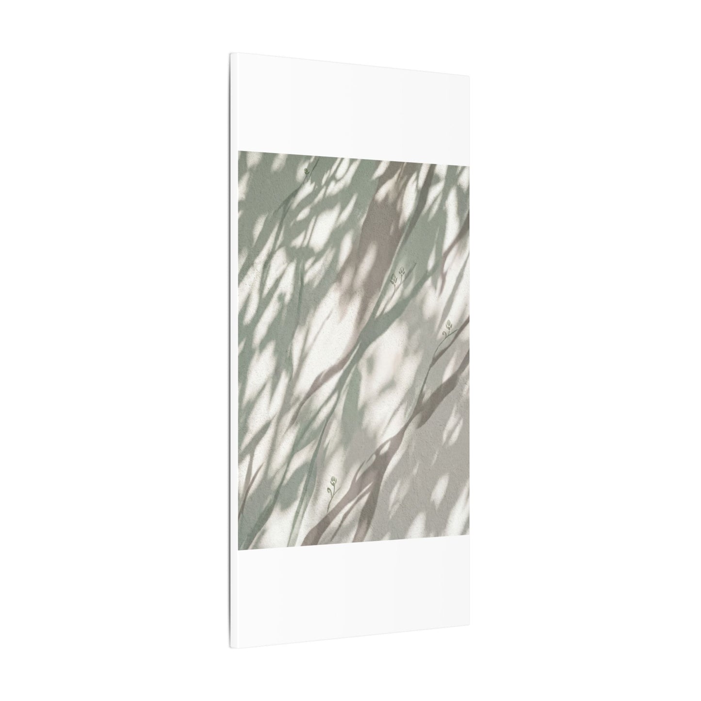 Japandi Shadow Play in Dappled | Japanese Pattern Canvas Art