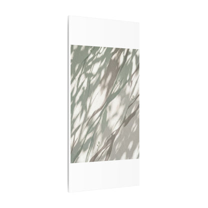 Japandi Shadow Play in Dappled | Japanese Pattern Canvas Art