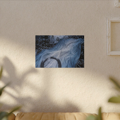 Moonlight Silk Drape Canvas Art - Zen Datsuzoku