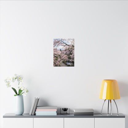Japandi Ceramic Bowl in Golden Hour | Watercolor Canvas Art