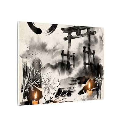 Candlelight Torii Gate Canvas Art - Zen Datsuzoku
