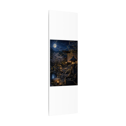 Seijaku Moonlit Garden Canvas Art - Kintsugi Gold Vein