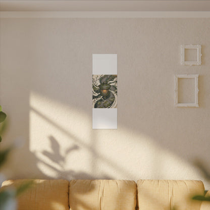 Zen Stone Lantern in Candlelight | Ukiyo E Inspired Canvas Art