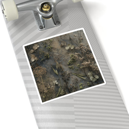 Spring Dried Flowers Japanese Pattern Sticker | Neutral Decor