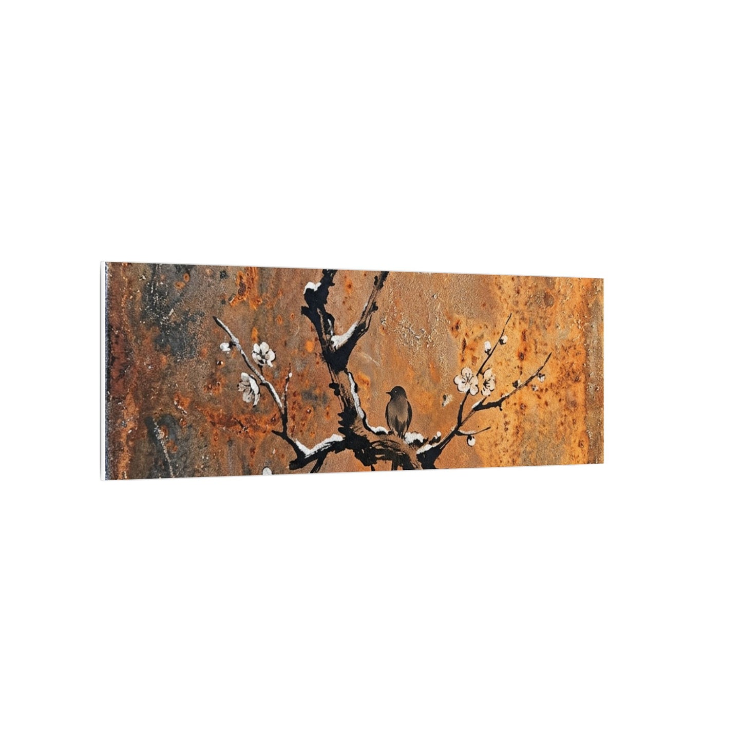 Datsuzoku Rust Patina Canvas Art - Zen Sumi E
