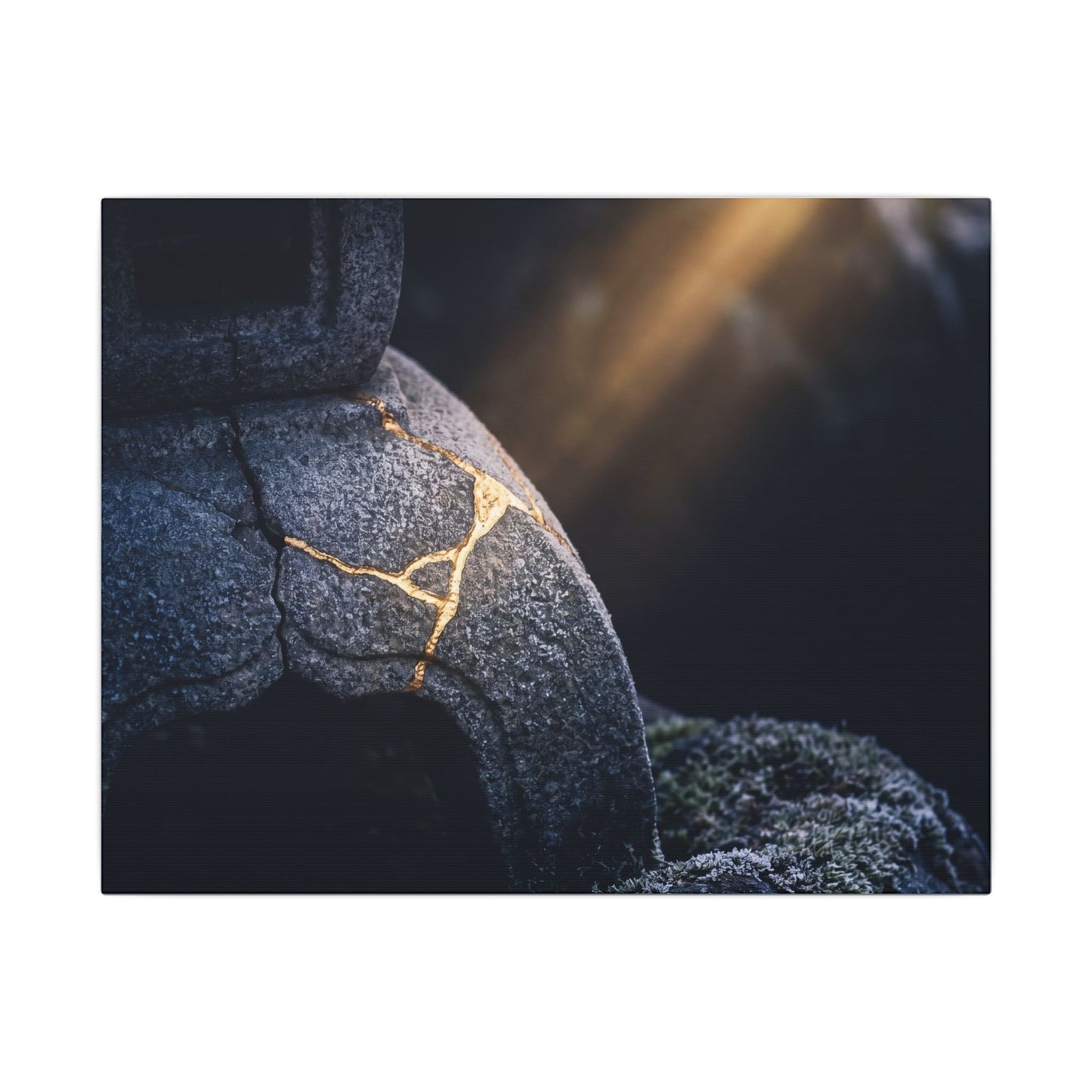 Ma Moonlit Garden Canvas Art - Kintsugi Broken Beauty