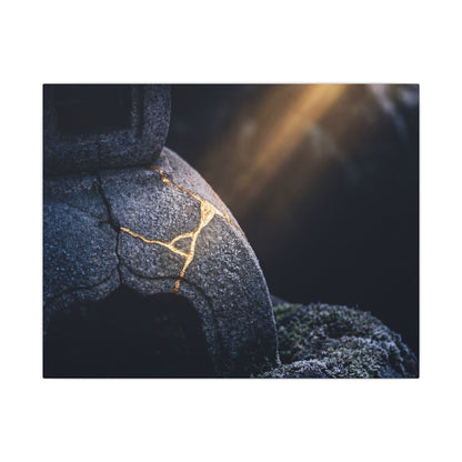 Ma Moonlit Garden Canvas Art - Kintsugi Broken Beauty