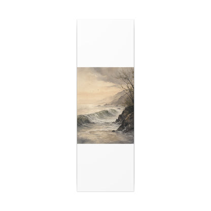 Ocean Wave Spring Canvas Art | Japandi Elegant Design