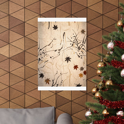 Golden Hour Shoji Screen Wall Art Print - Japandi Fukinsei