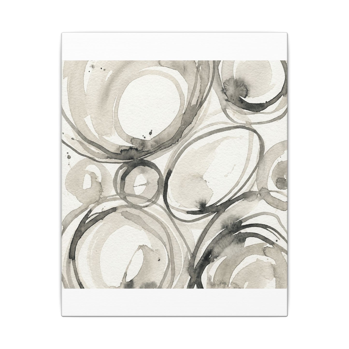 Handcrafted Feel Japandi Watercolor Canvas Art