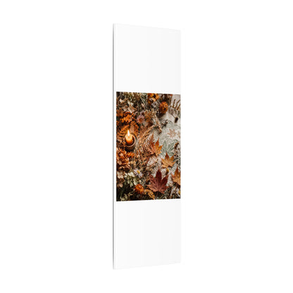 Candlelight Dried Flowers Canvas Art - Japandi Seijaku