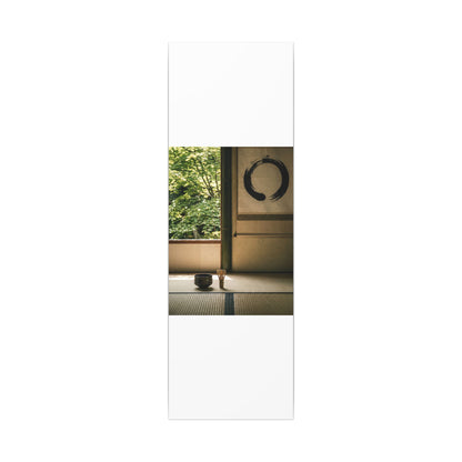 Tea Ceremony Enso Canvas Art | Serene Zen Art