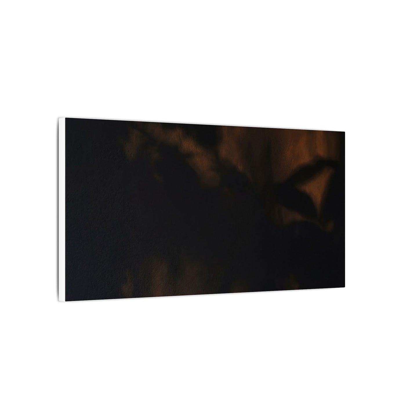 Shadow Play Summer Canvas Art | Dark Japandi Sophisticated Design