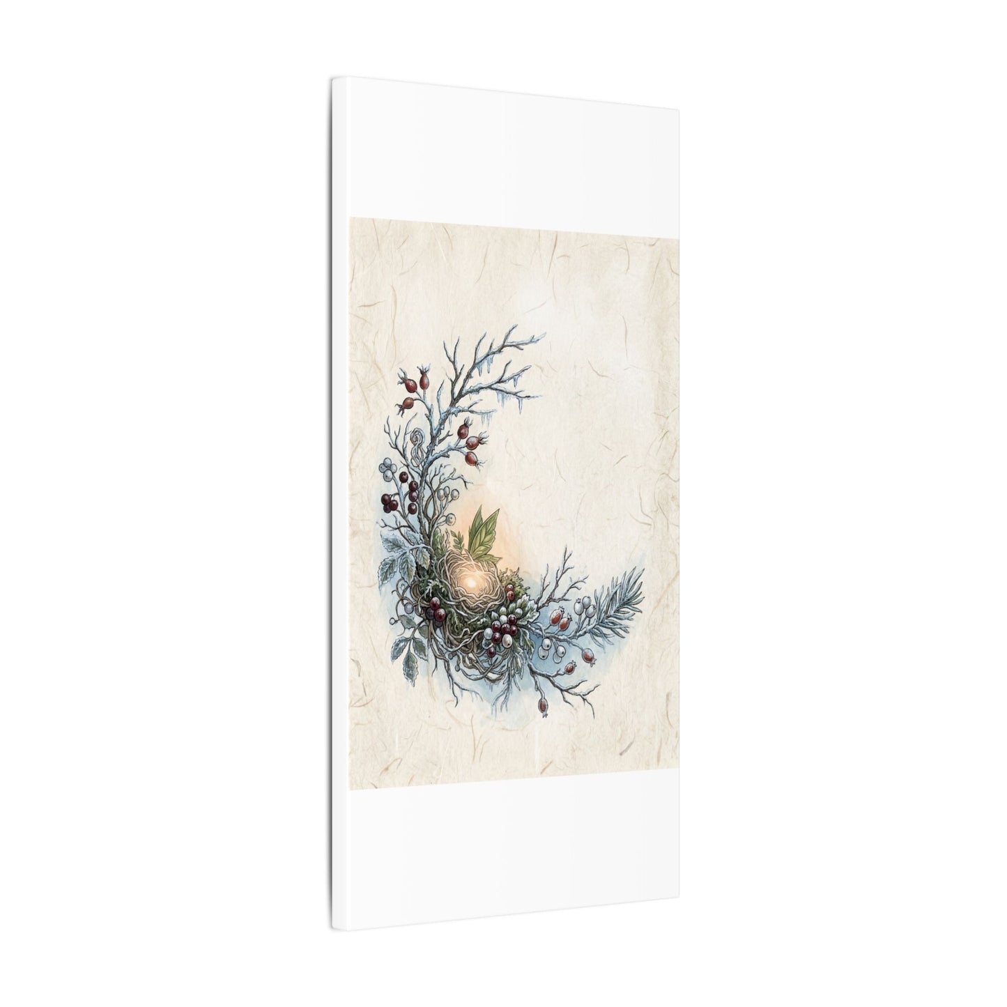 Winter Shoji Screen Forest Whimsy Canvas Art | Enchanting Decor