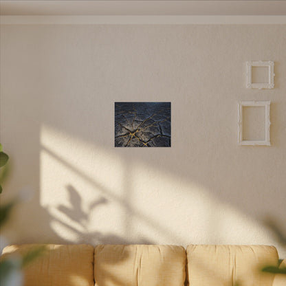 Cracked Earth Broken Beauty Canvas Art | Artful Kintsugi Art