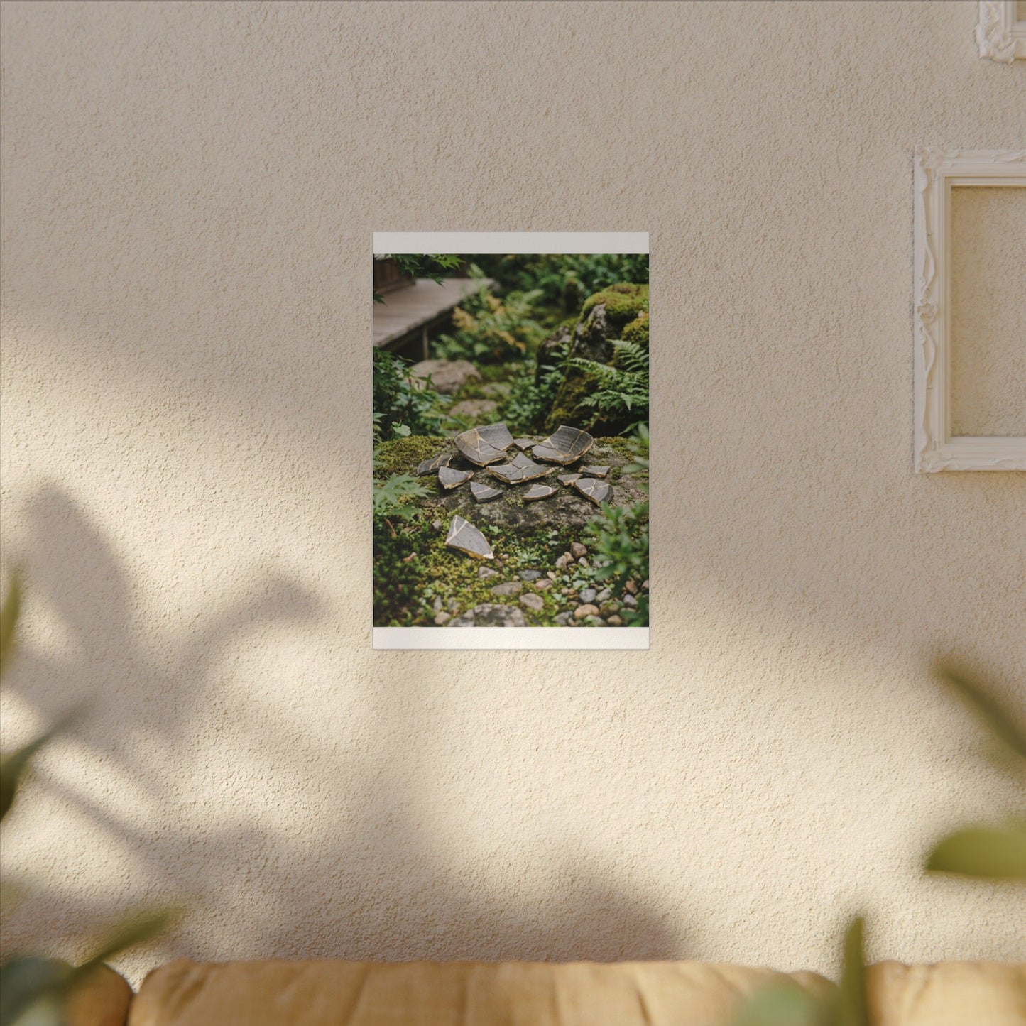 Summer Broken Pottery Gold Repair Canvas Art | Resilient Decor