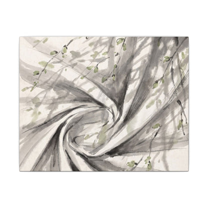 Silk Drape Spring Canvas Art | Zen Contemplative Design