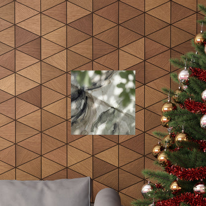 Japandi Paper Fold in Dappled | Watercolor Wall Art Print