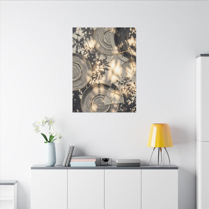 Healing Water Ripple Canvas Art - Gold Vein Kintsugi